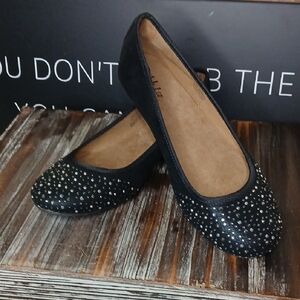 Style & Co. Angelyn Black Studded Flats - 8M